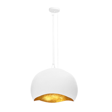 Eurofase Gold US 46439-024 - Baleia 3 Light Pendant in White and Gold Foil