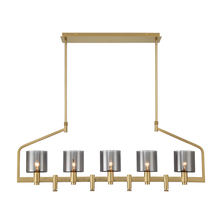 Eurofase Gold US 45652-011 - Decato 5 Light Chandelier in Brushed Gold