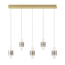 Eurofase Gold US 45595-011 - Rola 10LT Light Pendant in Brushed Gold