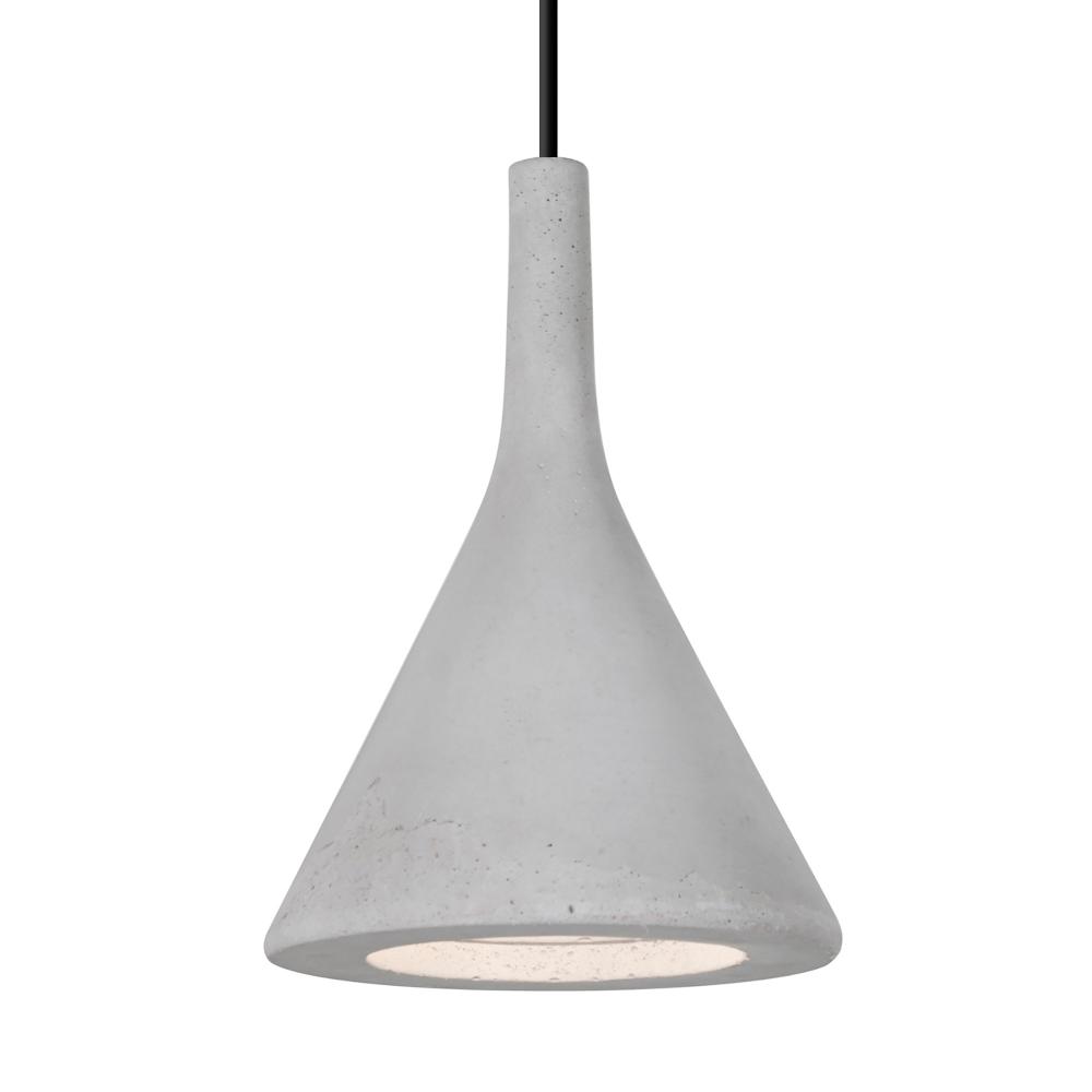 Besa Gala Pendant, Natural, Black Finish, 1x9W LED