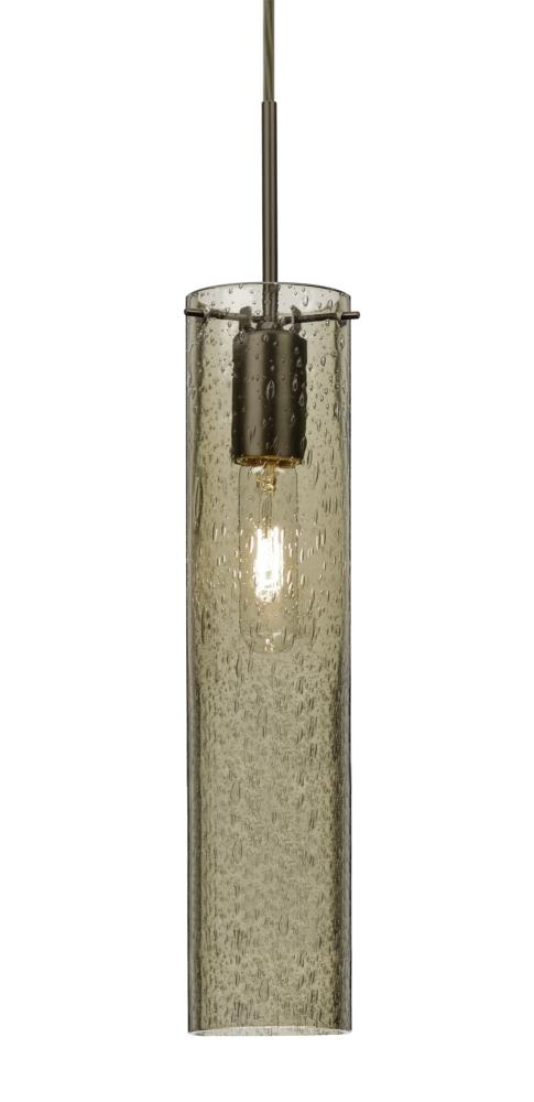 Besa, Juni 16 Cord Pendant, Latte Bubble, Bronze, 1x60W Medium Base