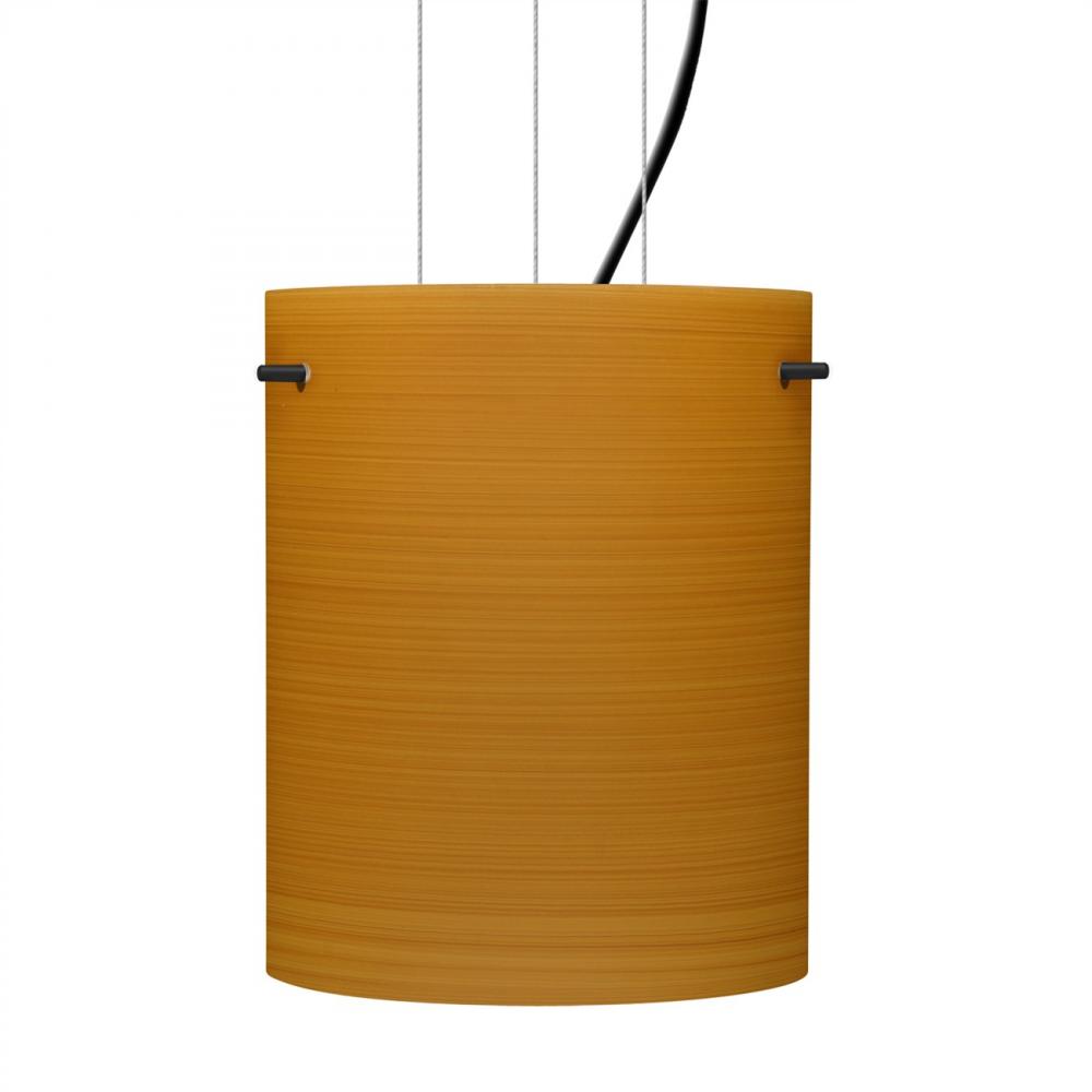 Besa Pendant Tamburo 8 Black Oak 1x100W MAX E26 Base