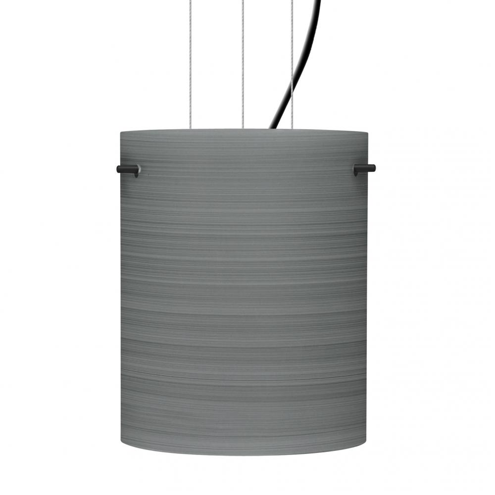 Besa Pendant Tamburo 8 Black Titan 1x100W MAX E26 Base