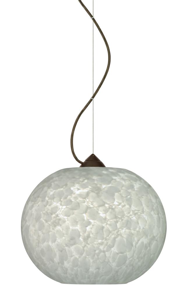 Besa Luna LED Pendant Carrera Bronze 1x9W LED