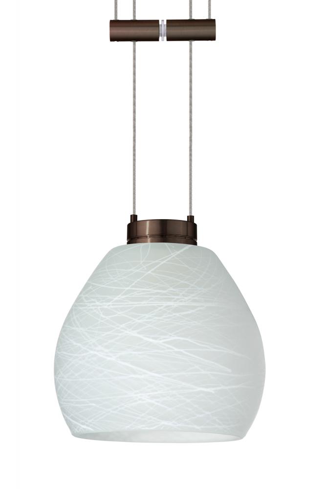 Besa Pendant Tay Tay Bronze Cocoon 1x50W Halogen