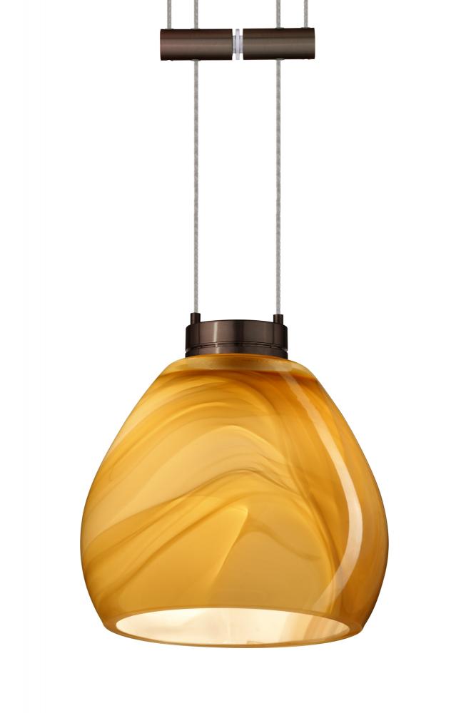 Besa Pendant Tay Tay Bronze Honey 1x50W Halogen