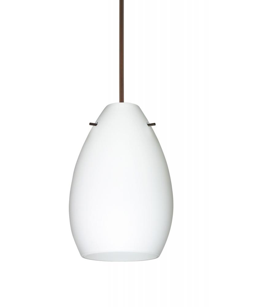 Besa Pendant Pera 6 Bronze Opal Matte 1x50W Halogen