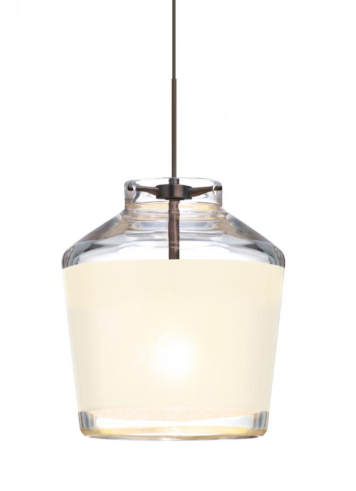 Besa Pendant Pica 6 Bronze White Sand 1x50W Halogen