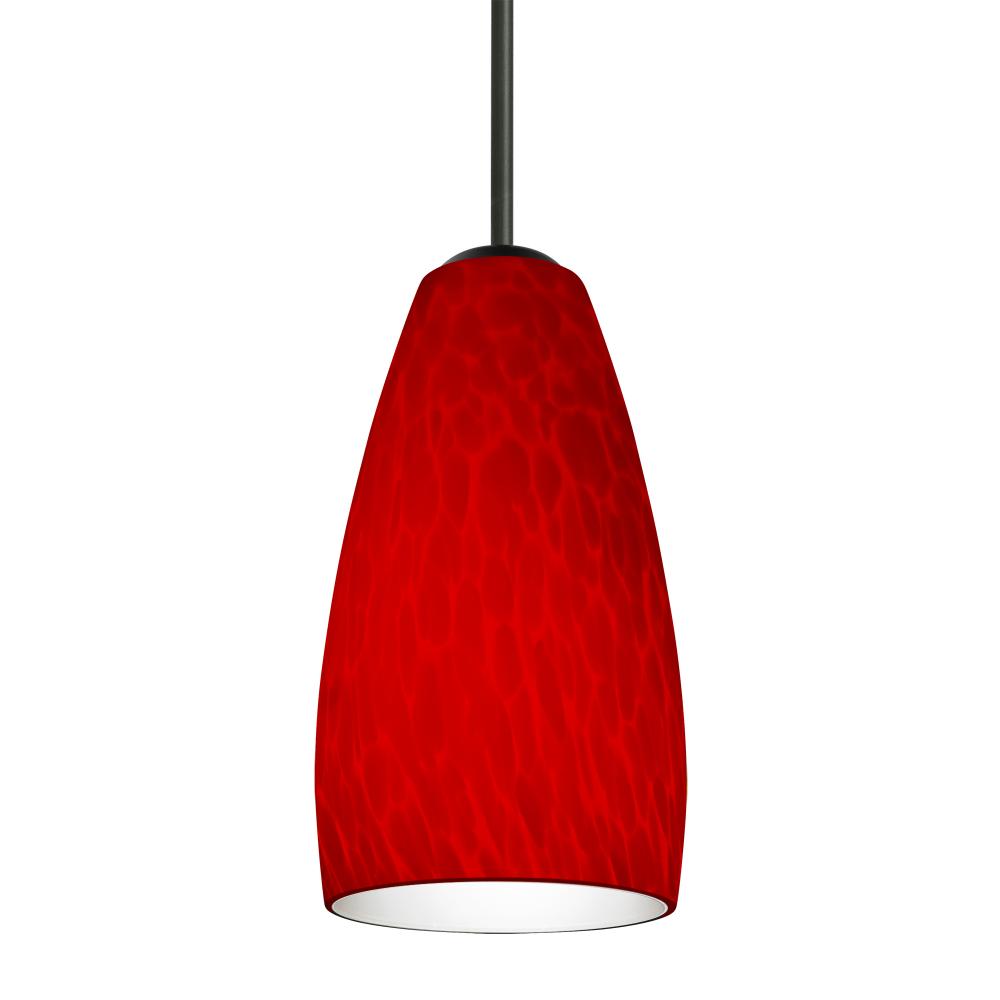 Besa Chrissy Pendant For Multiport Canopy Black Red Cloud 1x50W MAX E12 Base