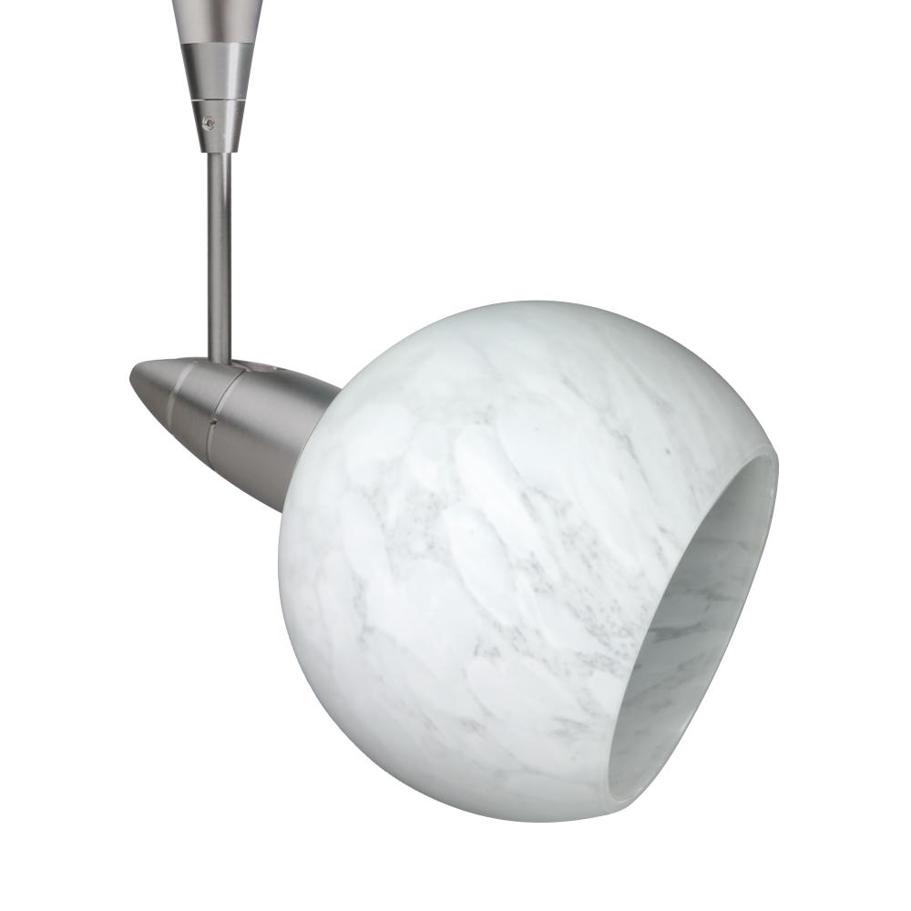 Besa Spotlight Palla 3 Satin Nickel Carrera 1x3W LED