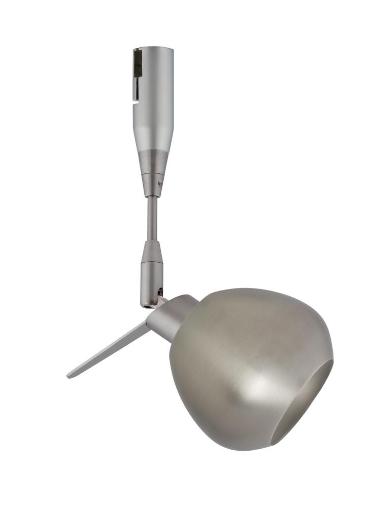 Besa Mojo Spotlight With 6" Stem Metal Satin Nickel 1x50W Halogen Mr16