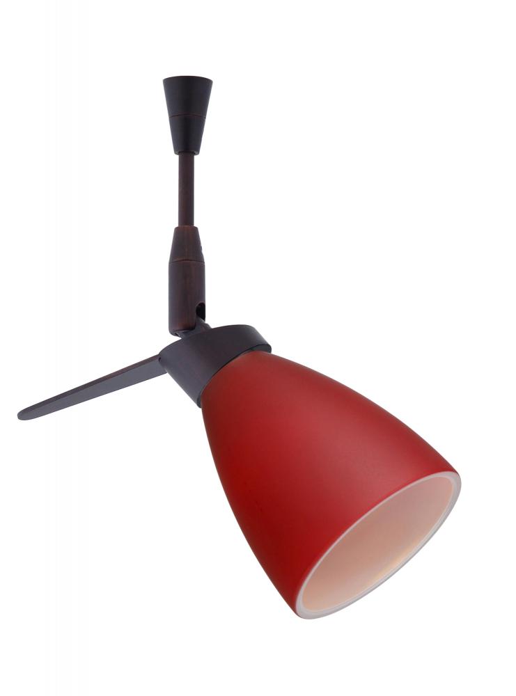 Besa Spotlight Andi Bronze Red Matte 1x35W Halogen Mr11