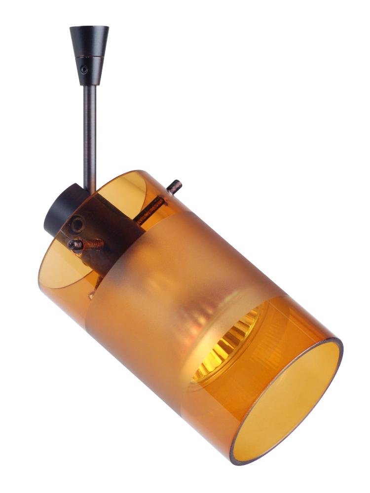 Besa Spotlight With 6" Stem Scope Bronze Armagnac/Frost 1x50W Halogen Mr16