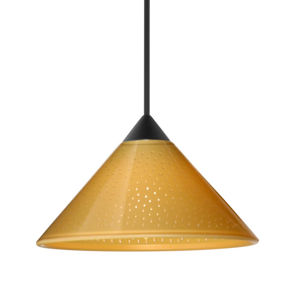 Besa Pendant For Multiport Canopy Kona, Black Finish, Mango Starpoint 1x50W MAX GY6.35 Base