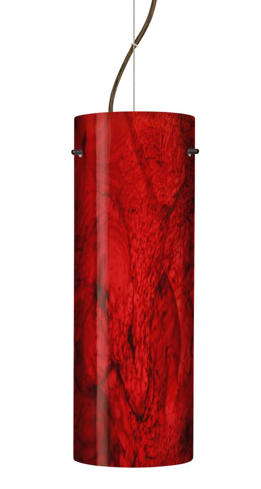 Besa Pendant Tondo 18 Bronze Magma 1x150W A21