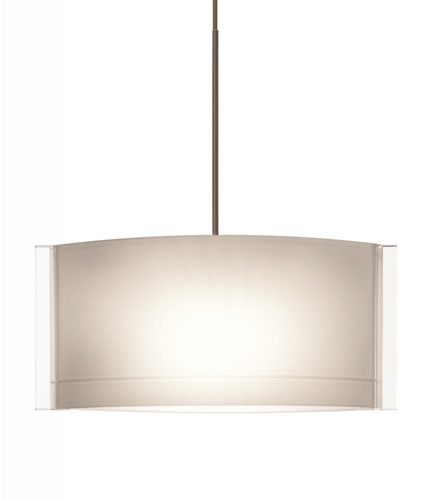 Besa Jodi Pendant Rxp Opal Glossy Bronze 1x50W Halogen