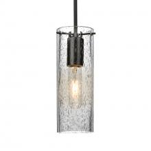 Besa Lighting 1JC-JUNI10CL-BK - Besa, Juni 10 Cord Pendant, Clear Bubble, Black, 1x60W MAX E26 Base