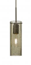 Besa Lighting 1JC-JUNI10LT-BR - Besa, Juni 10 Cord Pendant, Latte Bubble, Bronze, 1x60W Medium Base