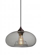 Besa Lighting 1JT-BANASM-EDIL-BR - Besa Pendant Bana Bronze Smoke 1x4W LED Filament