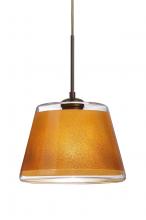 Besa Lighting 1JT-PIC9GD-LED-BR - Besa Pendant Pica 9 Bronze Gold Sand 1x9W LED