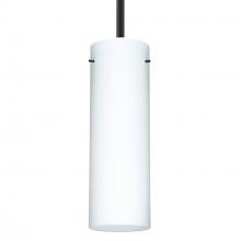 Besa Lighting 1TT-493007-BK - Besa Stem Stilo 9 Pendant Black Opal Matte 1x40W MAX E26 Base