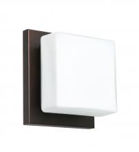 Besa Lighting 1WS-773507-BR - Besa Wall Alex Bronze Opal Matte 1x50W G9