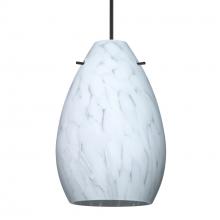 Besa Lighting 1XC-171319-BK - Besa Pendant Pera 6, Black Finish, Carrera 1x50W MAX GY6.35 Base