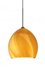 Besa Lighting 1XC-1716HN-BR - Besa Pendant Sprite Bronze Honey 1x50W Halogen