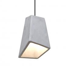 Besa Lighting 1XT-SKIPNA-LED-BK - Besa Skip Pendant, Natural, Black Finish, 1x9W LED