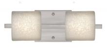 Besa Lighting 2WS-7873ST-SN - Besa Wall Paolo Satin Nickel Stucco 2x50W G9