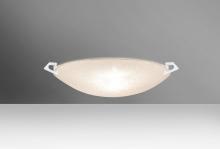 Besa Lighting 8417GL-WH - Besa Ceiling Sonya 13 White Glitter 1x100W G9