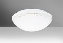 Besa Lighting 911010C-LED - Besa, Bobbi 12 Ceiling, Opal Cut, 1x17W LED