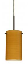 Besa Lighting B-4404OK-LED-BR - Besa Stilo 7 LED Pendant For Multiport Canopy Oak Bronze 1x9W LED