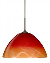 Besa Lighting J-4201SL-BR - Besa Tessa Pendant For Multiport Canopy Solare Bronze 1x9W LED