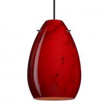 Besa Lighting RXP-1713MA-BK - Besa Pendant Pera 6, Black Finish, Magma 1x50W MAX GY6.35 Base