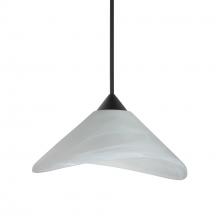 Besa Lighting RXP-191352-BK - Besa Pendant Hoppi, Black Finish, Marble 1x50W MAX GY6.35 Base