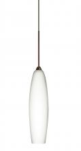 Besa Lighting RXP-439507-BR - Besa Pendant Zumi Bronze Opal Matte 1x35W Halogen