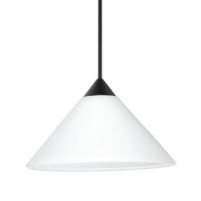 Besa Lighting X-117607-BK - Besa Pendant For Multiport Canopy Kona, Black Finish, White 1x50W MAX GY6.35 Base