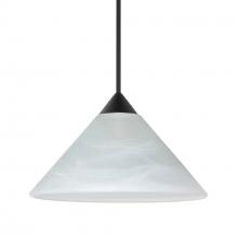 Besa Lighting X-117652-BK - Besa Pendant For Multiport Canopy Kona, Black Finish, Marble 1x50W MAX GY6.35 Base