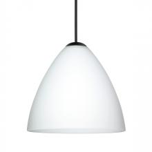 Besa Lighting X-177907-BK - Besa Pendant For Multport Canopy Mia, Black Finish, Opal Matte 1x50W MAX GY6.35 Base