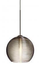 Besa Lighting X-461502-LED-BR - Besa Pendant For Multiport Canopy Kristall 6 Bronze Smoke 1x5W LED