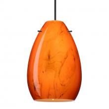 Besa Lighting XP-1713HB-BK - Besa Pendant Pera 6, Black Finish, Habanero 1x50W MAX GY6.35 Base