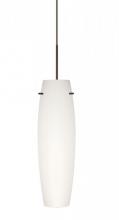 Besa Lighting XP-412107-BR - Besa Tu Tu Pendant, Opal Matte, Bronze, 1x50W Halogen