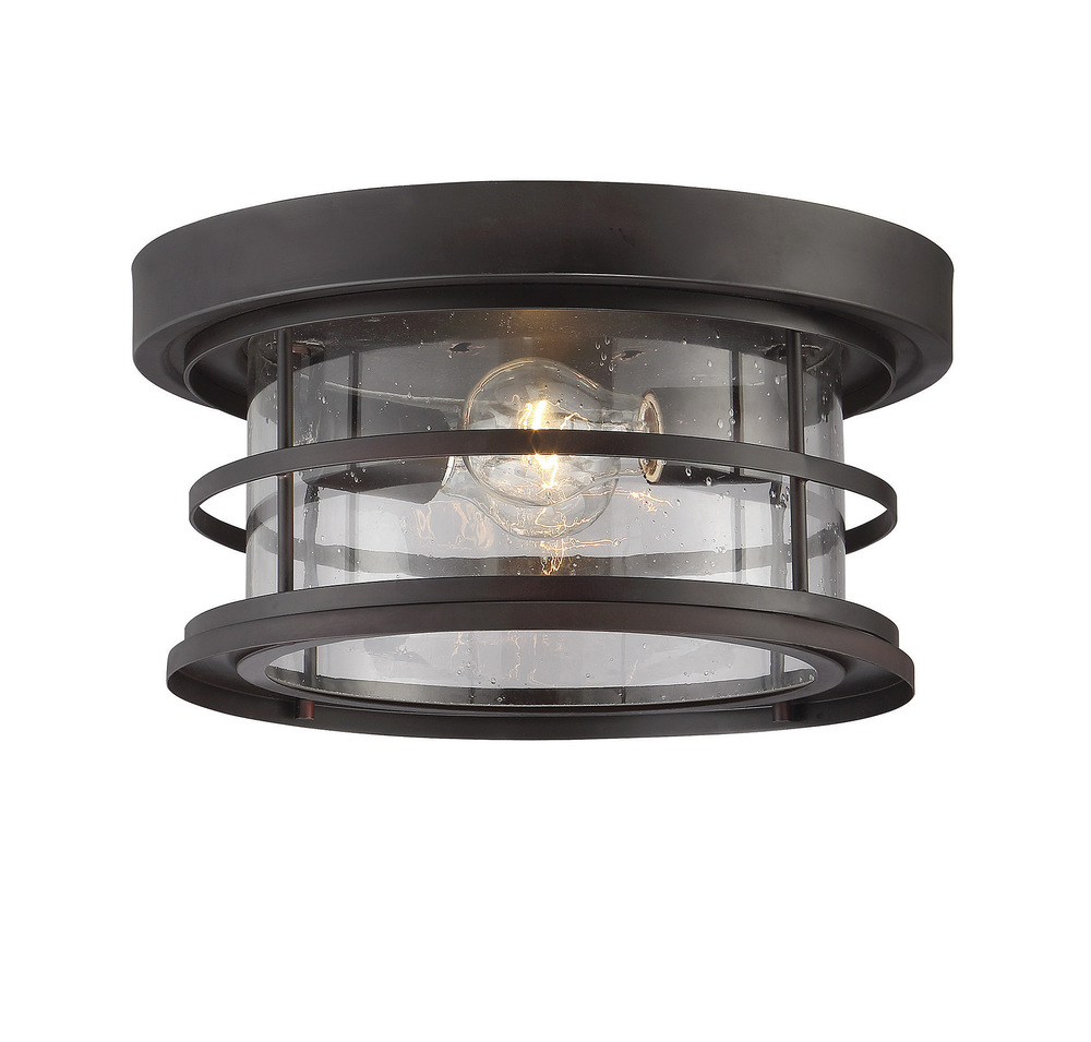 Barrett 2-Light Outdoor Ceiling Light in English Bronze