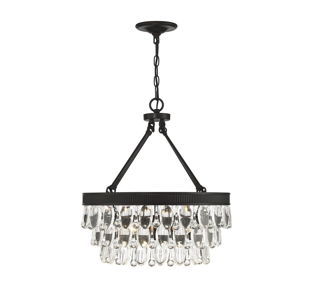 Windham 4-Light Pendant in English Bronze