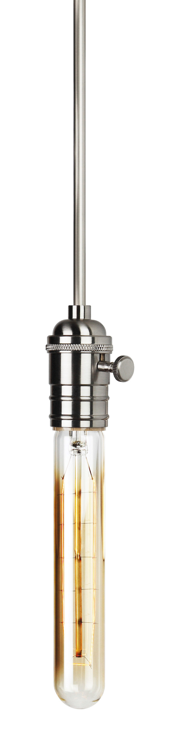 Pendant Retro Tubular Style Lamp Bronze Medium Base Retro Tube 40W Monopoint Canopy