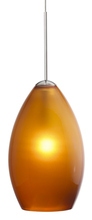 Stone Lighting PD184AMBZX5M - Pendant Luma Amber Bronze GY6.35 Xenon 50W Monopoint Canopy