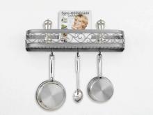 Hi-Lite MFG Co. H-13-24Y-B-BK01 W/CI - POT RACK COLLECTION