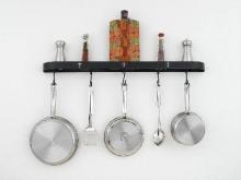 Hi-Lite MFG Co. H-13-34Y-B-BK01/A-COP - POT RACK COLLECTION