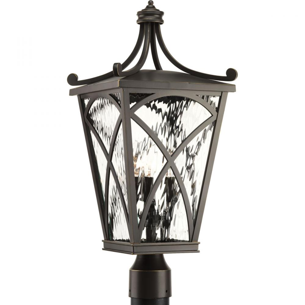 Cadence Collection Three-Light Post Lantern